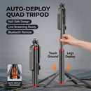 VIP T185J Dual Phone Teleprompter Tripod with Bluetooth - 185cm