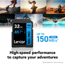 Lexar 32GB Professional 800x PRO SDHC/SDXC