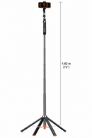 VIP Q575TK AI Face Tracking 1.83m (72") Tripod with Remote