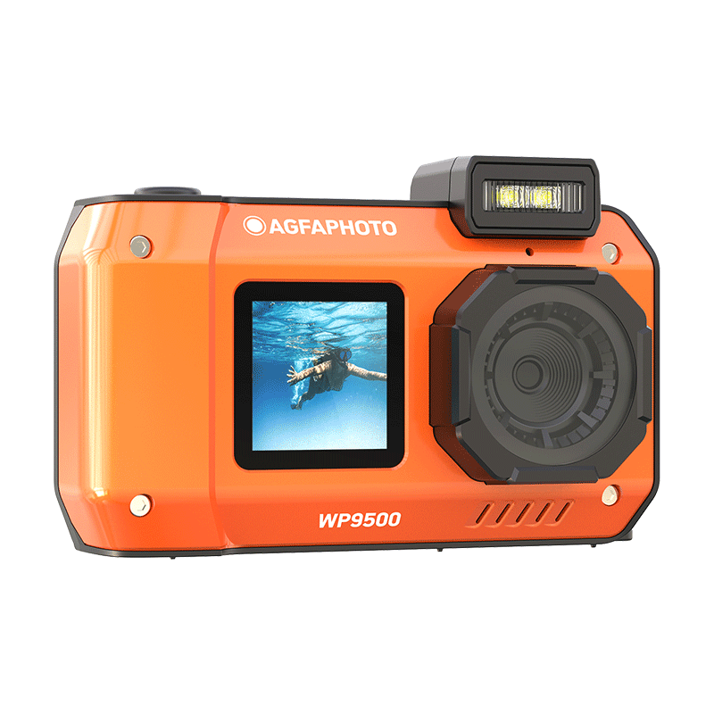 AgfaPhoto Waterproof Digital Camera - Realishot WP9500 Orange