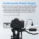 Panasonic Lumix DMW-BLK22 Dummy Battery AC Kit by KingMa