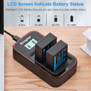 Fujifilm NP-W126  KingMa Dual LCD Battery Charger Kit (Includes 2x 1140mAh Batteries)