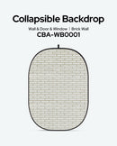 Godox White Brick Wall 5 x 6.5 ft Collapsible Backdrop