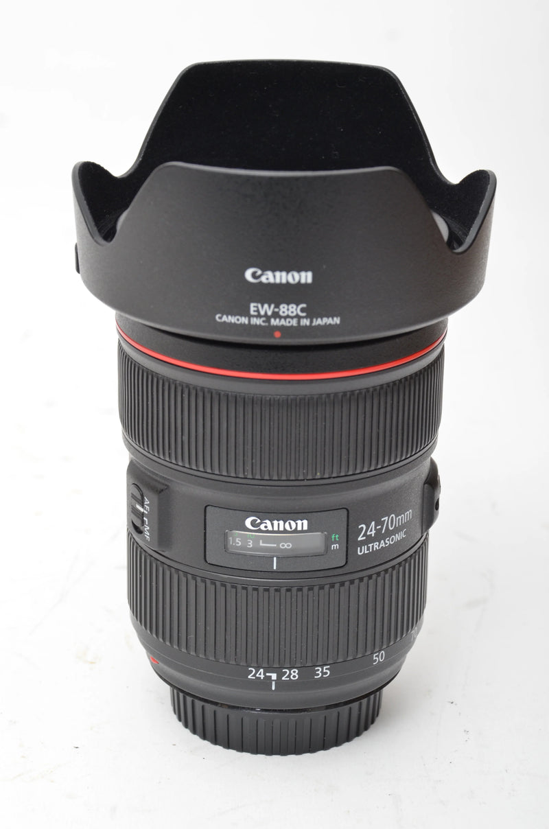 USED Canon EF 24-70mm f/2.8L II USM Lens 8+
