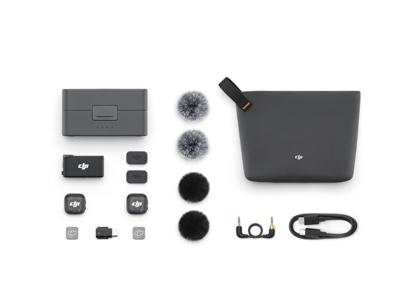 DJI Mic 3  2-Person Wireless Mic System / Recorder for Camera & Smartphone