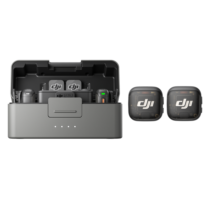 DJI Mic 3  2-Person Wireless Mic System / Recorder for Camera & Smartphone