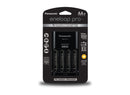 Panasonic eneloop Pro Rechargeable AA Ni-MH Batteries with Charger (2550mAh, 4-Pack)
