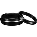 Fujifilm X100 Lens Hood & Adapter Ring - Black