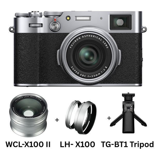 FUJIFILM X100VI Digital Camera Bundle 4 (Silver) – Best Camera