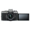 Fujifilm X-T100 Mirrorless Digital Camera w/XC15-45mm PZ Lens, Dark Silver (USED 8+)