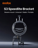 Godox S3 - Flash Bracket for Bowens Mount