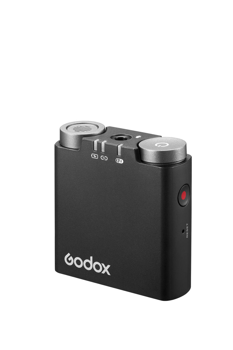 Godox Virso M2 2-Person Wireless Microphone System for Cameras & Phones 2.4 GHz CCS