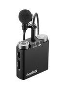 Godox Virso S M2 2-Person Wireless Mic for Sony Cameras and phones (2.4 GHz)