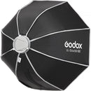 Godox 23.6" (60cm) Compact Octa Umbrella-Style Softbox with Bowens Mount & Grid