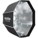 Godox 23.6" (60cm) Compact Octa Umbrella-Style Softbox with Bowens Mount & Grid