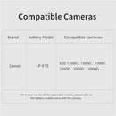 Canon LP-E10 Dummy Battery AC Power Adapter Kit by KingMa