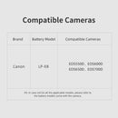 Canon LP-E8 Dummy Battery AC Power Adapter Kit by KingMa
