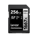 Lexar® 256GB Professional 1667x SDXC™ UHS-II Card SILVER Series