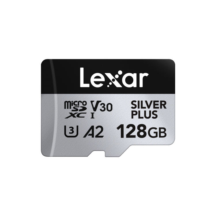 Lexar® 128GB Professional SILVER PLUS microSDXC™ UHS-I Card