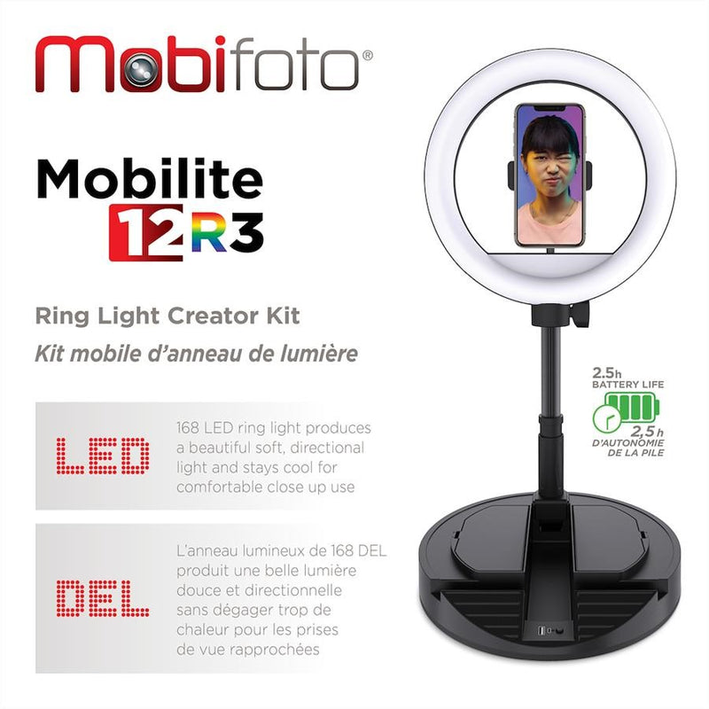 Mobifoto Mobilite 12" Battery Powered Foldable Kit