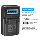 Fast Battery Charger for Fujifilm NP-W126s Battery with LCD Plug to Wall By Mamen