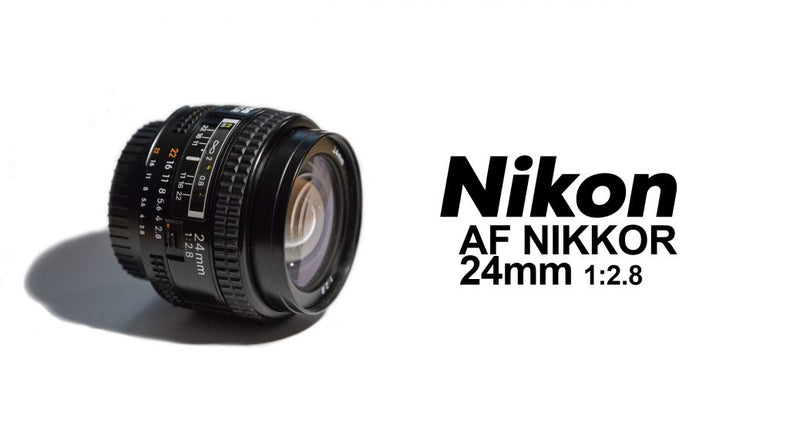 Nikon AF Nikkor 24mm f/2.8 N Full Frame Lens – Used Great Condition, Made in Japan