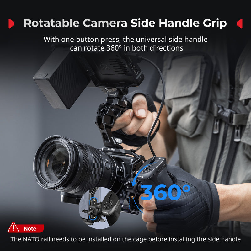 SmallRig Cage Kit for Nikon ZR - Advance Cage Kit with Top and Side Handles