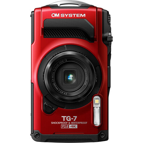 OM SYSTEM Tough TG-7 Digital Camera (Red)