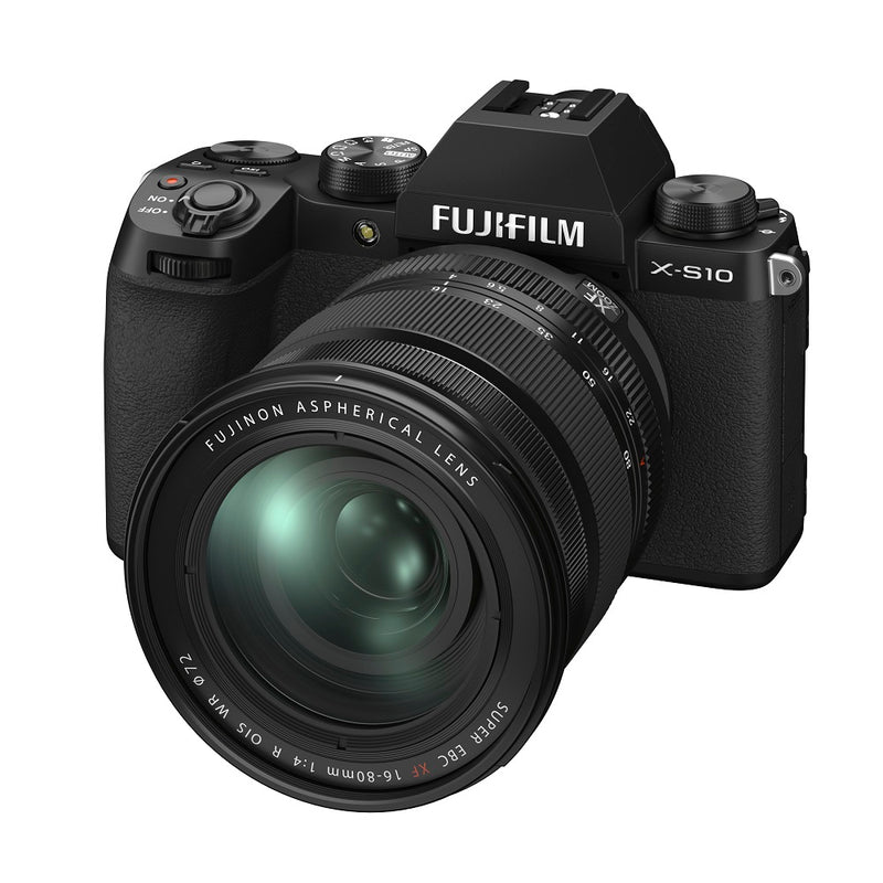 Fujifilm X-S10 Mirrorless Kit Black w/ XF 18-55mm f/2.8-4.0 R LM OIS Lens