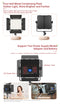 LituFoto R60 Large RGB Photography LED 2-Light Kit with Barn Doors