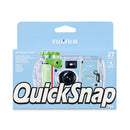 Front box packaging of the FUJIFILM QuickSnap Active 27 exposure waterproof camera sold by Best Camera Store.