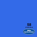 Savage 86" X 36' (12 Yard ) Seamless Paper Backdrop - Studio Blue