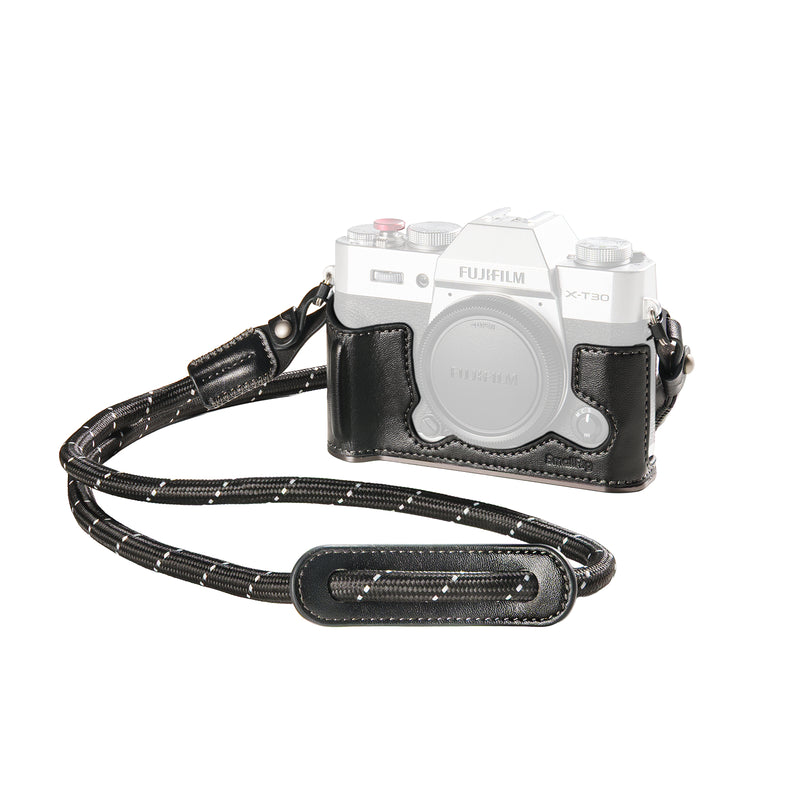 SmallRig Leather Half Case Kit for FUJIFILM X-T30 - Black