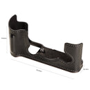 SmallRig Leather Half Case Kit for FUJIFILM X-T30 - Black