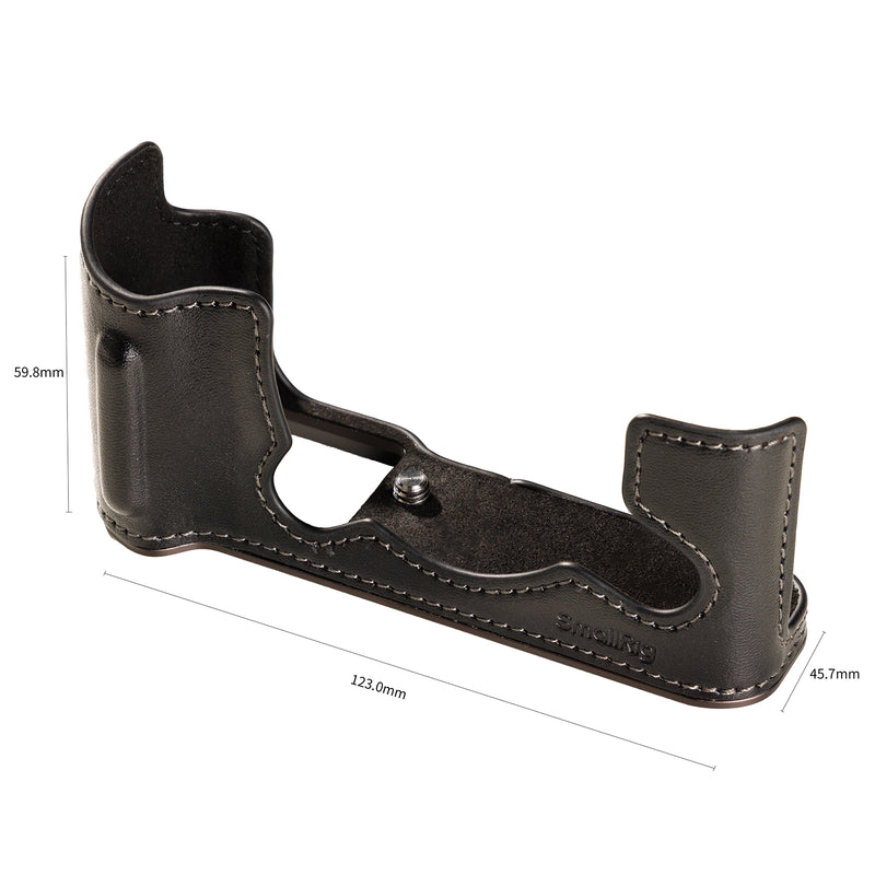 SmallRig Leather Half Case Kit for FUJIFILM X-T30 - Black