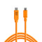 TetherPro USB-C to 2.0 Micro-B 5-Pin, 15ft (4.6m), High-Visibility Orange