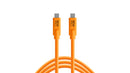 TetherPro USB-C to USB-C, High-Visibility Orange 10ft / 3 Mt.