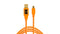 TetherPro USB 2.0 to Mini-B 5-Pin, High-Visibility Orange – 15ft (4.6m)