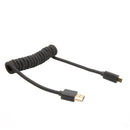 Ultralink Professional Coiled HDMI Cable HDMI A to HDMI D (Micro HDMI) - 1ft