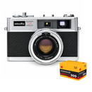 Used Minolta Hi-Matic 11 Camera with Rokkor 45mm f/1.7 Lens, Flash & Free Kodak Film