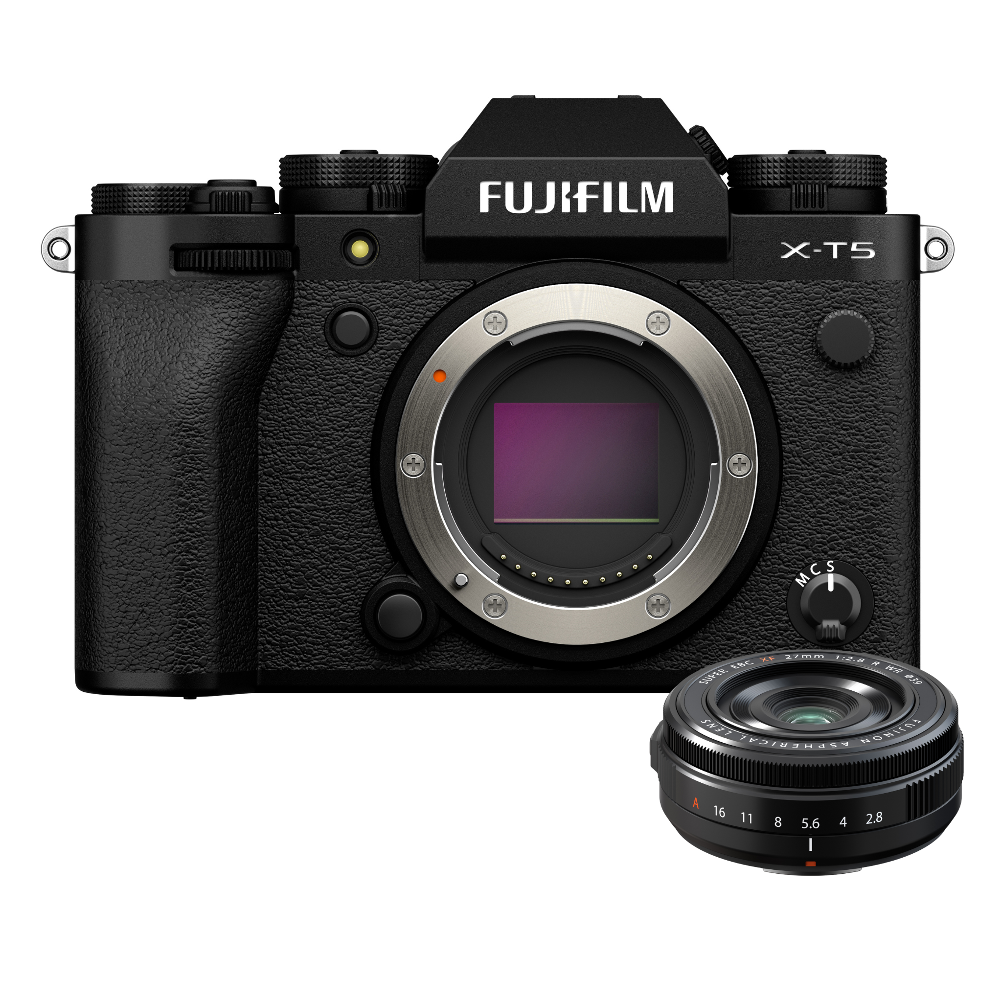 デジタルカメラ Fujifilm X-T5 + Fujinon 27mm 2.8 WR Fujifilm X-T5 Black with XF 27mm F2.8 R WR Lens Kit – Best Camera