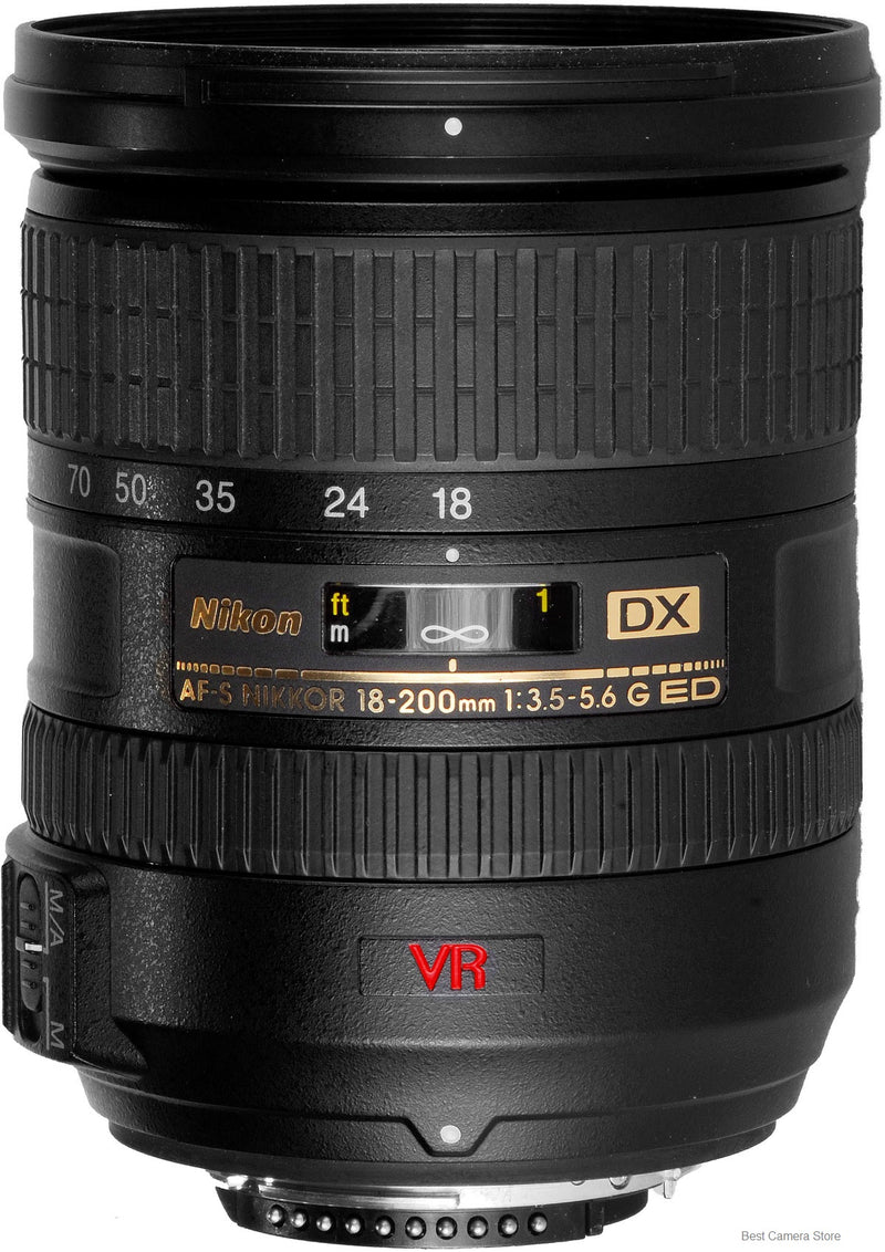 USED Nikon DX VR 18-200 f/3.5-5.6 AF-S Lens 8+
