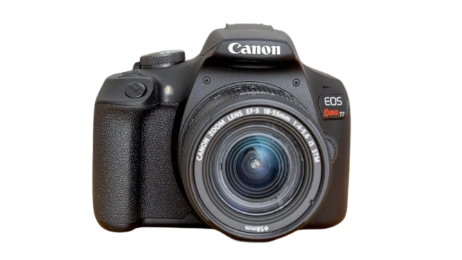Used Canon Rebel T7 DSLR Camera with 18-55 1:3.5-5.6 IS II Lens