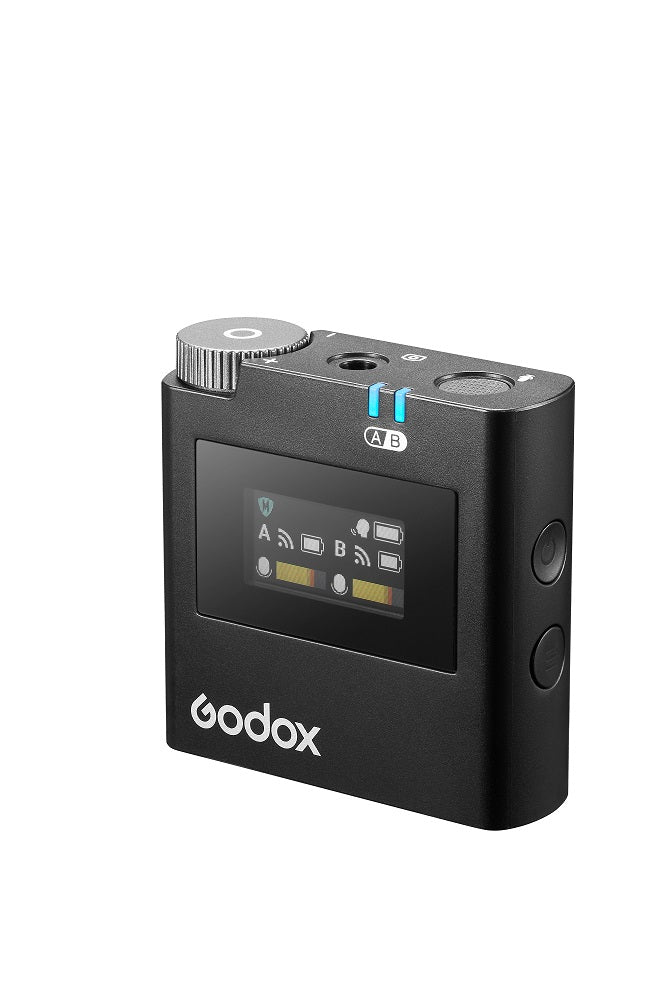 Godox Virso S M2 2-Person Wireless Mic for Sony Cameras and phones (2.4 GHz)