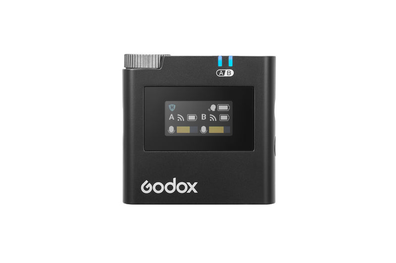 Godox Virso S M2 2-Person Wireless Mic for Sony Cameras and phones (2.4 GHz)