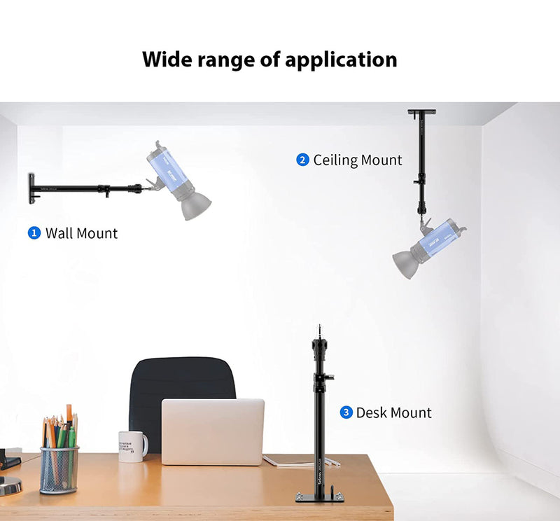 Vista Ceiling Or Wall Mount Light Stand