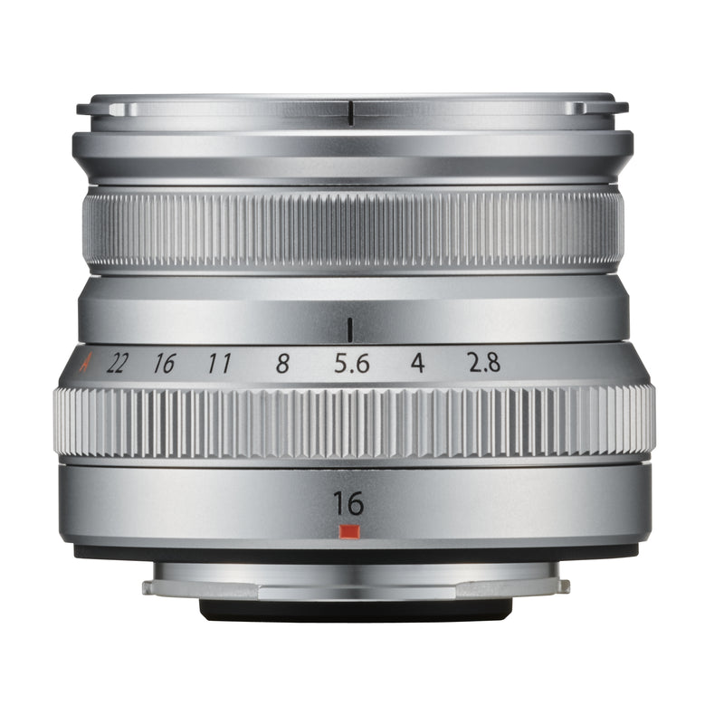 FujiFilm Fujinon XF 16mm F2.8 R WR Prime Lens - Silver