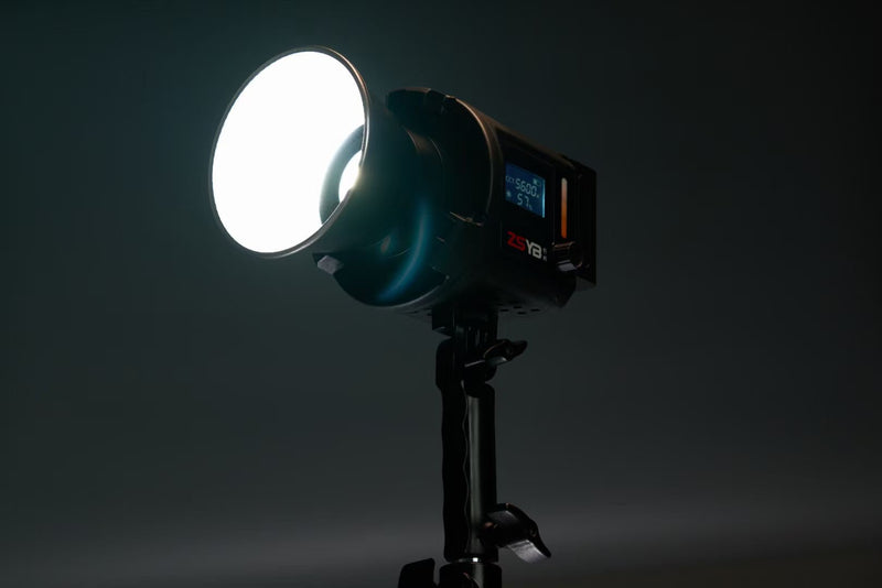 ZSYB Compact Bi-Color Video light kit with 2 Batteries and Charger