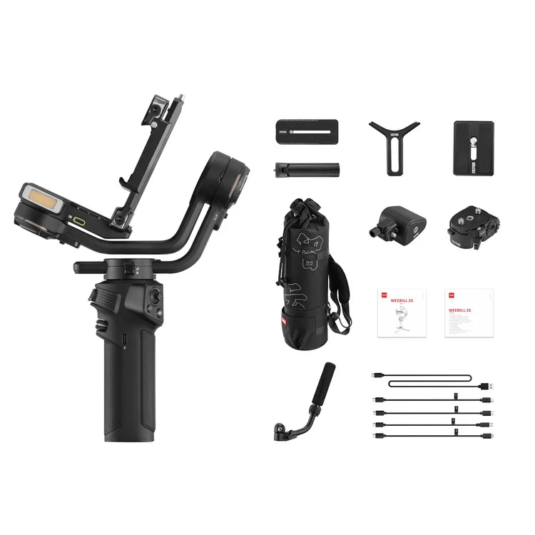 Zhiyun WEEBILL-3 S Gimbal Combo with Extendable Grip Set and Backpack