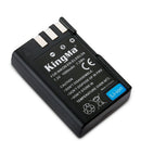 Rear safety labeling and 7.2V 1000mAh specification details on the KingMa for EN-EL9A nikon camera battery from Best Camera Store